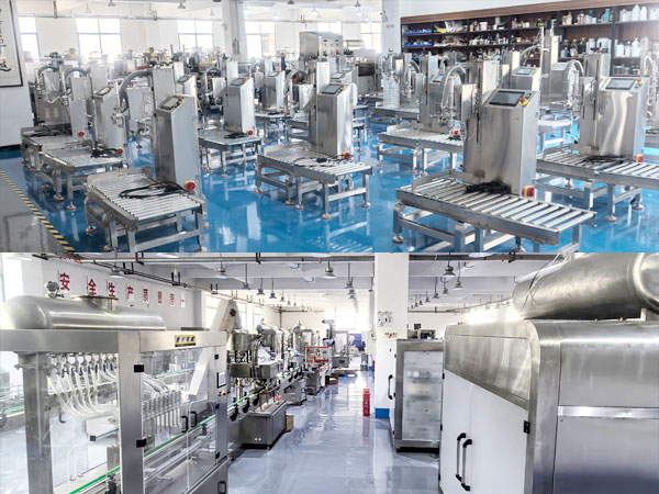 单头自动称重式25L液体灌装机厂家实拍