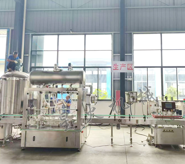 4头称重灌装机客户案例实拍