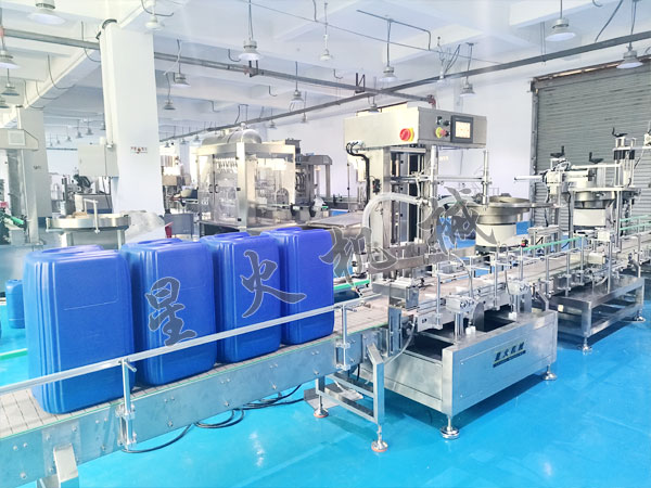 20L双头化工液体称重灌装机厂房图